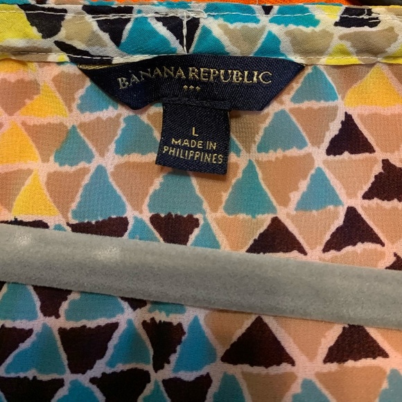 Banana Republic Print Sleeveless Top - Picture 2 of 2